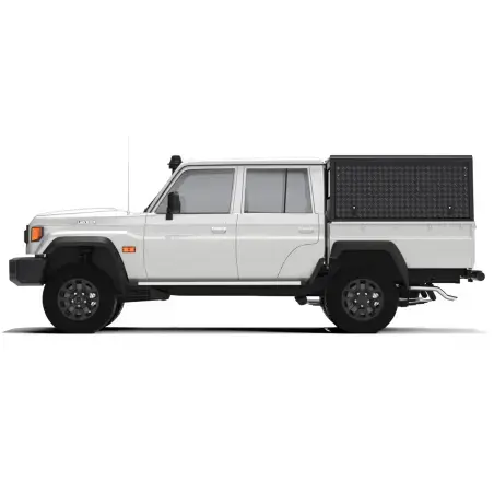 Hardtop Explorer noir strié Toyota Land Cruiser 79 double cabine 1999+ Alu-Cab
